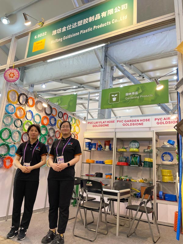 Goldsione PVC Hose Offline Display at The 133rd Canton Fair !