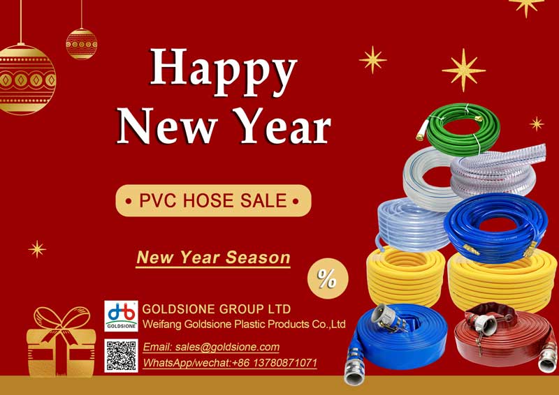 Goldsione Welcomes 2023 with Unbeatable PVC Hose Deals!