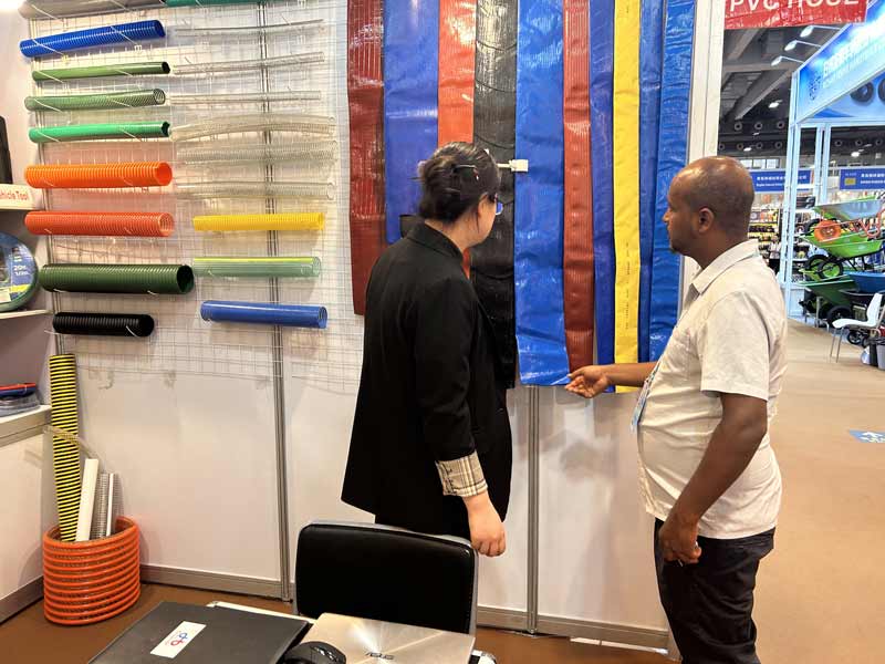 Goldsione PVC Hose Shines Bright at the 135th Canton Fair
