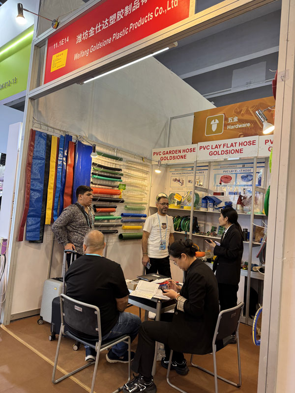 Goldsione PVC Hose at the 136th Canton Fair